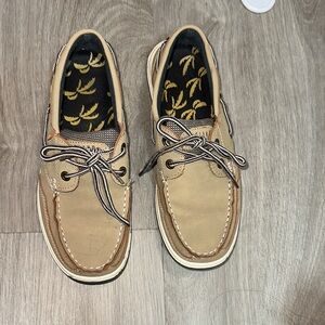 Classic Tan Boat Shoes for Men